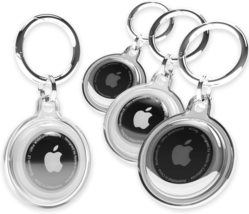 4 Pack Airtag Keychain Waterproof, Air Tag Holder for Apple Airtag GPS T... - £11.18 GBP