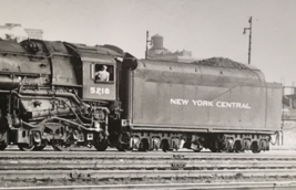 New York Central Railroad NYC #5218 4-6-4 Locomotive Train Photo Chicago IL 1948 - £10.95 GBP