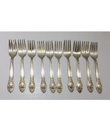 Oneida Ballad Set 8 Salad Forks Community Vintage Silverplate Flatware - €41,51 EUR