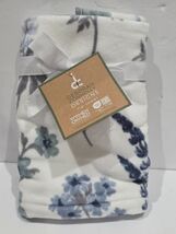 Deborah Connolly Blue Floral Hand Fingertip Tip Towels Set - $29.69