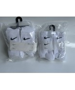 Kids Nike 6-Pack Dri-FIT Crew Socks, WHITE, Sock Size 5-7, Shoe Size 10C-3Y - $29.70