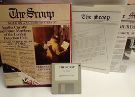 The Scoop vintage PC game 3.5 inch floppy Murder Mystery game from 1989 - £27.14 GBP