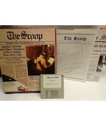 The Scoop vintage PC game 3.5 inch floppy Murder Mystery game from 1989 - £26.58 GBP