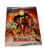 Disney Pixar Incredibles 2 Blu Ray DVD Digital Copy 2 Disc Set 2018 w Sl... - £9.64 GBP