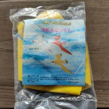 Vintage 80s Inflatable Yellow Seagull Bird 15&quot; Toy Decor WSNY NEW SEALED... - £22.26 GBP