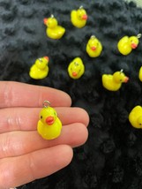 *~10~Piece, Yellow Duck, Resin Charms!~ DIY Jewelry Making~ !!! - £8.76 GBP