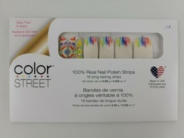 Color Street Make A Splash 100% Real Nail Polish Strips Rainbow Colors Retired! - £26.21 GBP