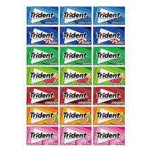 Trident Sugar Free Gum Variety Pack, 21 Packs of 14 Pieces (294 Total Pieces) - $38.15
