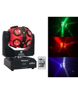 Rockville Party Spinner LED Moving Head RGBW DJ Light with DMX Controls+... - £222.55 GBP