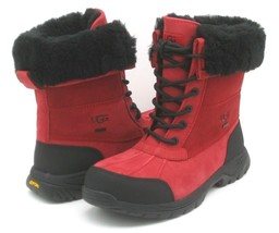 UGG Men&#39;s Butte Cuffable Snow Winter Boots, Samba Red/Black Size 12 - £85.42 GBP