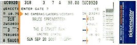 Bruce Springsteen Ticket Stub September 20 2009 Chicago Illinois - £11.67 GBP