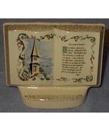 Vintage Lord&#39;s Prayer Porcelain Book Planter - $10.90 CAD