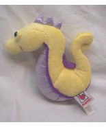 Ganz Webkinz Li&#39;l Kinz YELLOW &amp; PURPLE SEAHORSE 6&quot; Plush STUFFED ANIMAL Toy - $280.23 MXN