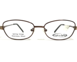 Eight to Eighty Eyeglasses Frames NANNY BROWN Cat Eye Wire Rim 51-16-140 - $37.18