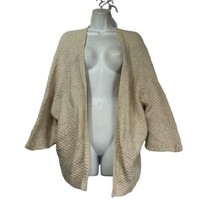 brandy melville italy beige wool knit open cardigan One Size - £18.58 GBP