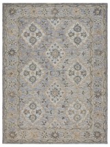 HomeRoots 395909 8 x 10 ft. Blue &amp; Tan Traditional Area Rug - £453.95 GBP