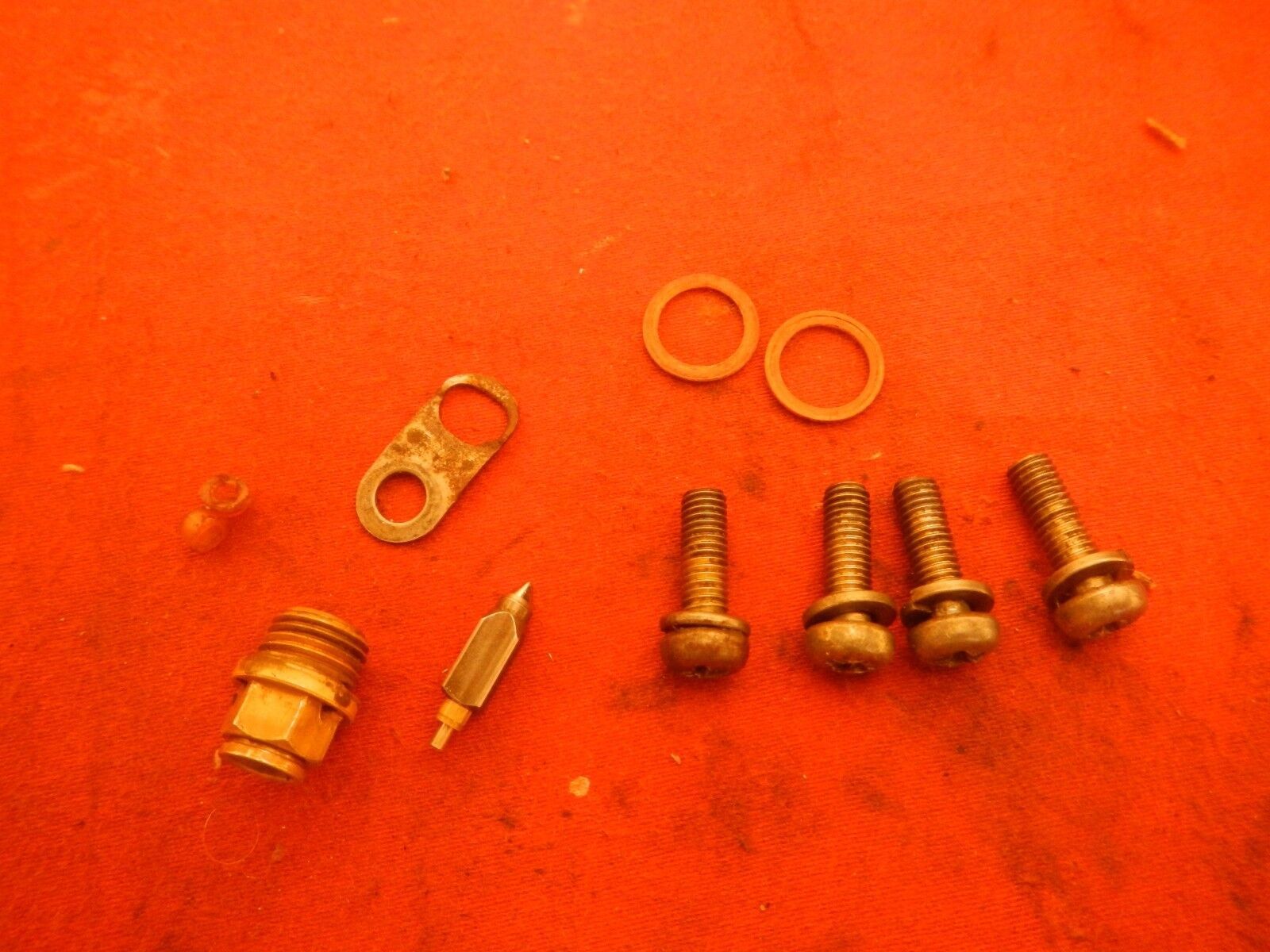 FLOAT BOWL SCREWS CARB PARTS LOT 1976 76 HUSQVARNA HUSKY 360 WR 360WR WR360 - $6.18