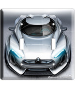 CITROEN GT CONCEPT CAR DOUBLE LIGHT SWITCH PLATE COVER - $19.19 CAD