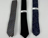 Bar III Mens Lot of 3 Ties Polyester/Cotton/Silk Blend Assorted Colors-O/S - £23.96 GBP