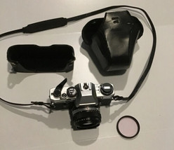 Olympus OM10 35mm SLR Camera w/50mm 1.8 Zuiko Lens OM-10 VERY GOOD! Tested Works - £157.63 GBP