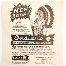 1967 Indians Of NY &amp; Pennsylvania Advertisement Herschel Lee Schenk Book... - $24.99