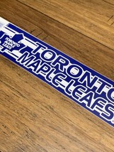 Vintage Toronto Maple Leafs 1990’s Hockey Bumper Sticker Official NHL  Decal JD - £4.77 GBP