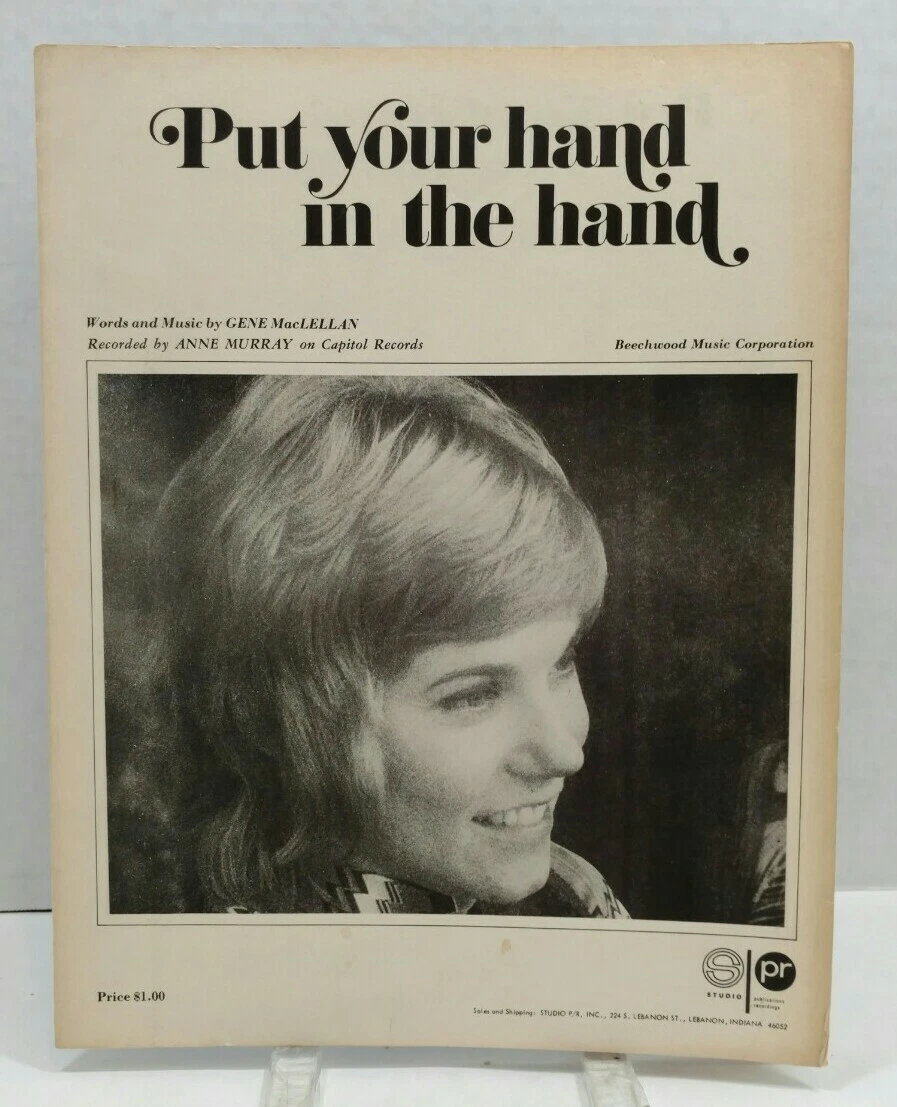 Put Your Hand In The Hand (sheet music) - $6.00