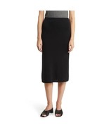 Eileen Fisher Petite Wool Blend Black Skirt Size Petite Large PL - $55.00