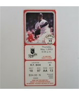 Boston Red Sox Vs Kansas City Royals Ticket May 1 2003 Game 13 Fenway Ep... - $380.59 MXN