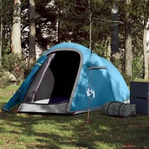 vidaXL Camping Tent Tunnel 2-Person Blue Waterproof - $100.15