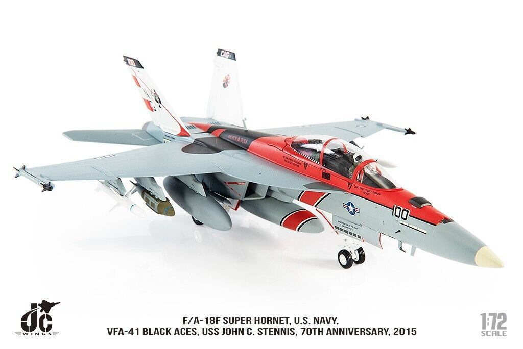 Primary image for F/A-18F F-18 Super Hornet VFA-41 Black Aces - US Navy 1/72 Scale Diecast Model