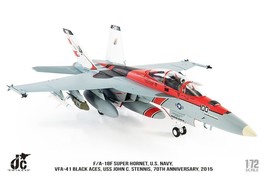 F/A-18F F-18 Super Hornet VFA-41 Black Aces - US Navy 1/72 Scale Diecast Model - £97.33 GBP