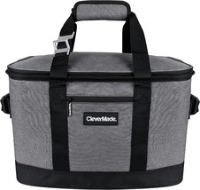 CleverMade Collapsible Cooler Bag: Insulated Leakproof 50 Can Soft Sided - £46.24 GBP