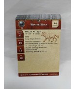 Lot Of (14) Dungeons And Dragons Underdark Miniatures Game Stat Cards - $24.44 CAD