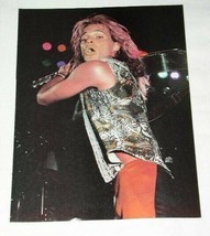 EDDIE VAN HALEN  DAVID LEE ROTH CIRCUS MAGAZINE PHOTO 1980 - $24.99