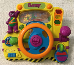 Barney The Dinosaur Safety Songs Driver - Mattel, Lots Of Fun Features, B2074 - $27.72