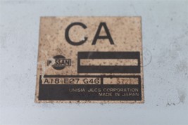 1995 Nissan 240SX 5spd ECU ECM PCM Engine Computer Module A18-E27 G46 image 2