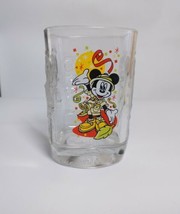 McDonalds 2000 Walt Disney World - ANIMAL KINGDOM - Mickey Mouse square glass - £7.69 GBP