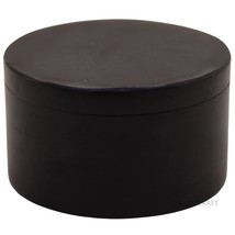 Unique Salt And Pepper Box Elegant Round Marble Black Salt Box With Lid For Salt - $22.99