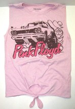 Pink Floyd Muscle Car Girls Size Large Tie Front Graphic Tank Charger Challenger - £10.31 GBP