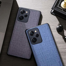 Premium Cloth Texture Protective Phone Cover for Xiaomi Poco X5 Pro Shoc... - $15.57