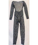Adam Selman Sport Sample Mesh Sheer Open Back Bodysuit Catsuit Animal Pr... - $537.68 MXN