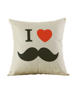 home decorative beard pattern imitation linen sofa back cushion bedding ... - £10.94 GBP