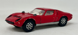 Vintage Corgi Toys #342 Lamborghini Miura GT P400 RED Diecast GT Britain - $9.95