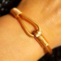 1 Pc Pure Copper Bangle, Unisex Cuff Bracelet, Hammer Healing Bangles Op... - $21.29+