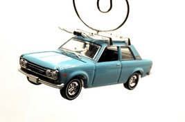 Christmas Ornament for 1970 Datsun 510 with Skis Blue - £26.46 GBP