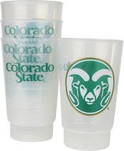Colorado Frosted Plastic Cups, 16oz (4-Pack) - £7.85 GBP