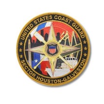 4&quot; USCGC COAST GUARD HOUSTON GALVESTON PATCH - £5.97 GBP