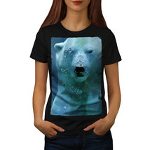 Polar Bear Water Animal Shirt White Cold Women T-shirt - $12.99