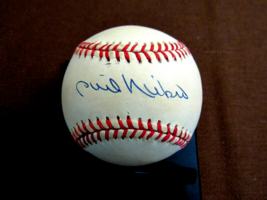 Phil Niekro Braves Yankees Hof Signed Auto Vintage Onl Game Baseball Jsa - £97.41 GBP